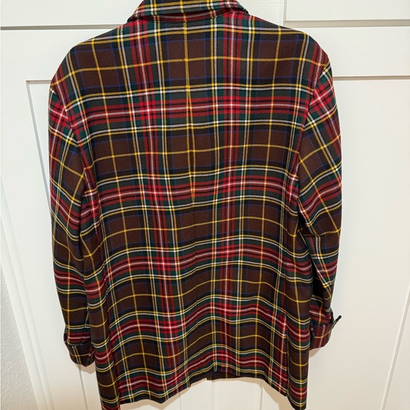 Faconnable Multicolor Plaid Wool Jacket - Picture 2 of 8